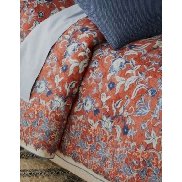NWT Ralph Lauren Mirabelle Queen Full Duvet Cover 92x96 Retail $375 Floral Boho - Picture 1 of 9